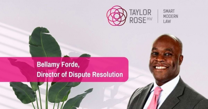 Bellamy Forde Becomes Director of Dispute Resolution.