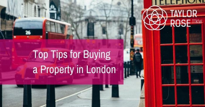 What are the top five tips for buying a property in London?