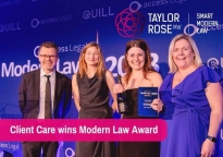 Taylor Rose MW Wins Client Care Award