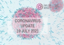 Coronavirus Update 19th July 2021