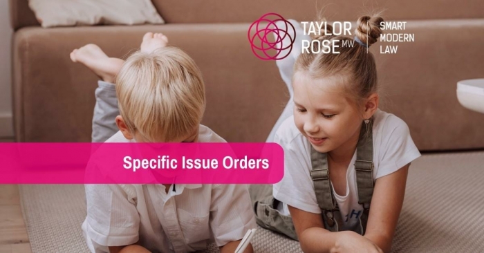 What is a Specific Issue Order?