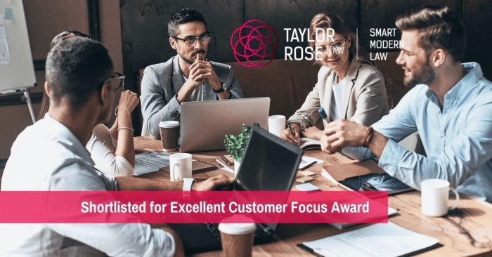 Shortlisted for Excellent Customer Focus Award