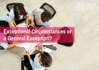 Emerging issues in costs: exceptional circumstances or a general exception?