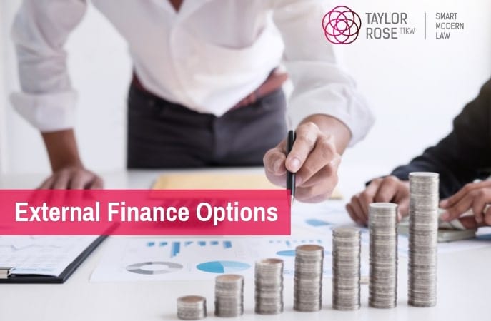 What Financial options are avaliable from outside your business?