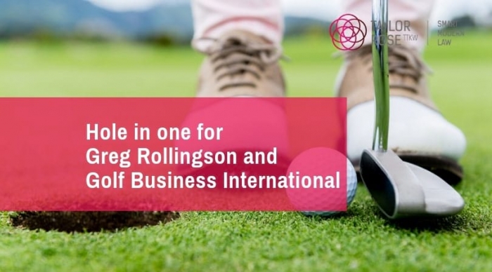 Greg to lay down the law with Golf Business International