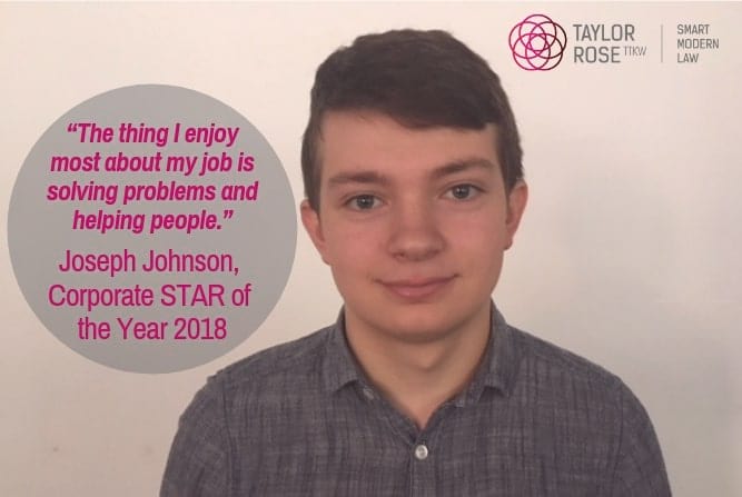 Joseph Johnson, Taylor Rose TTKW's Corporate Star of the Year shares his Award Story