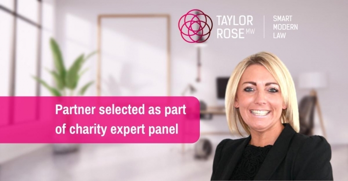 Taylor Rose MW Partner selected to be part of expert panel with charity