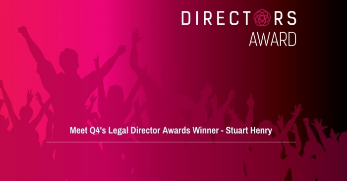 Legal Q4 Director's Award Winner - Stuart Henry