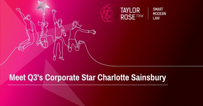Corporate Q3 2020 Star Award Winner - Charlotte Sainsbury