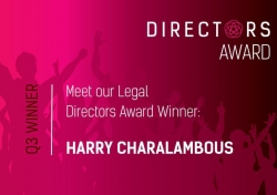 Legal Q3 2023 Director's Award Winner - Harry Charalambous