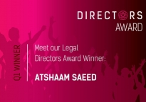 Legal Q1 Director’s Award – Atshaam Saeed