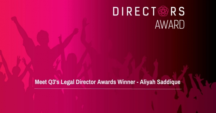 Legal Q3 Director's Award - Aliyah Saddique