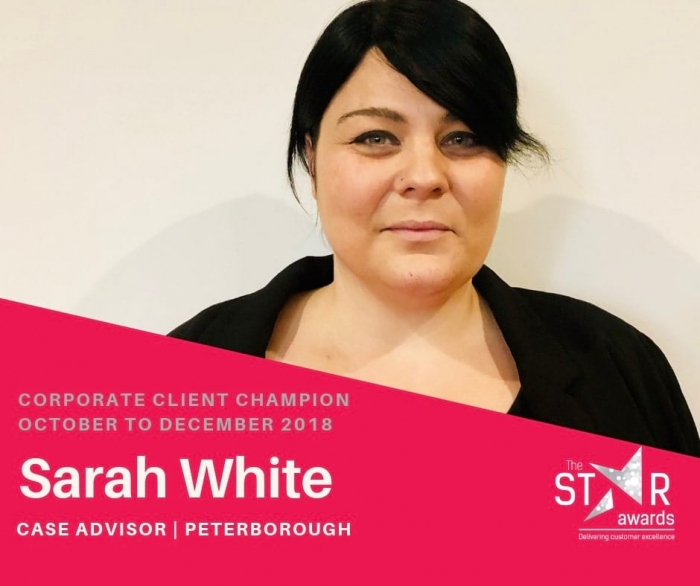 Sarah White's star is shining in the Taylor Rose TTKW Corporate Client Excellence Awards