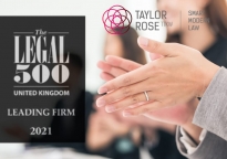 Taylor Rose TTKW & MW Solicitors praised in The Legal 500 2021