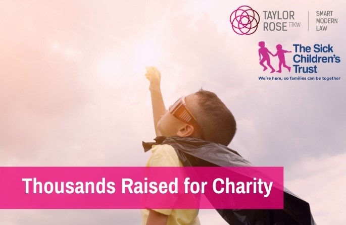 Taylor Rose TTKW raises £77,303.56 for The Sick Childrens Trust