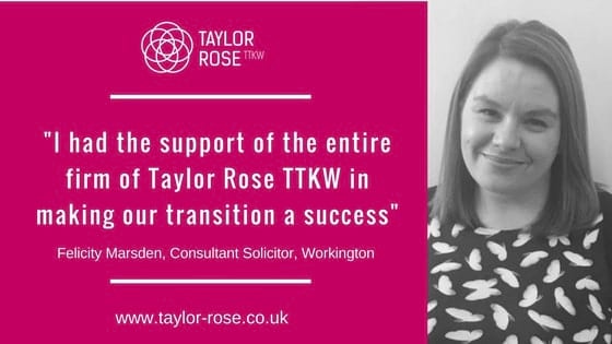 Taylor Rose TTKW's Cumbria office celebrates Fourth Anniversary with our Consultants Programme